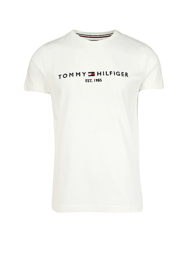 Tommy Hilfiger T-shirt à Manches Courtes Logo Snow White S Homme 6